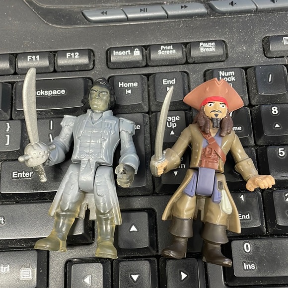 Pirates of the Caribbean Jack Sparrow Captain Salazar action figures - Picture 1 of 1